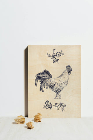 Summer Chickens I Print