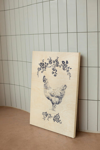 Summer Chickens II Print
