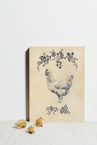 Summer Chickens II Print
