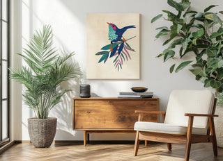 Exotic Birds IV Print