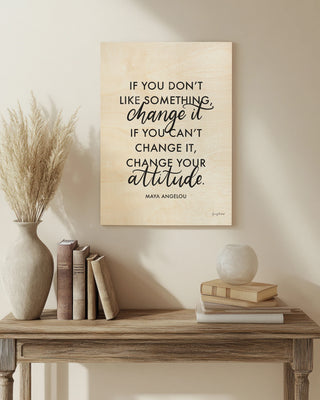 Words of Wisdom I BW Print