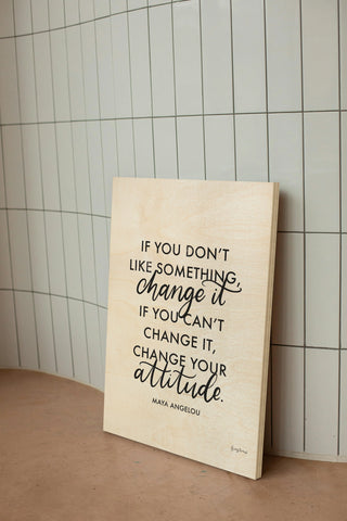 Words of Wisdom I BW Print