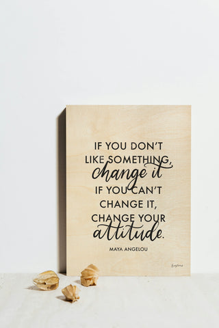 Words of Wisdom I BW Print