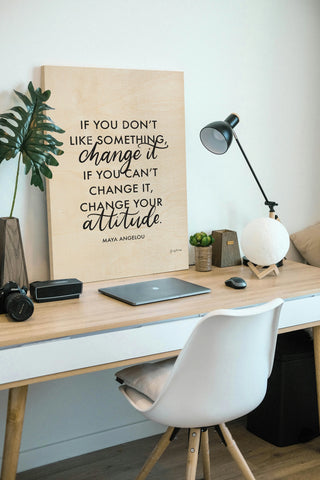 Words of Wisdom I BW Print