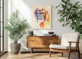 Chimpanzee II Print