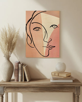 Ink Women V Colorblock Print