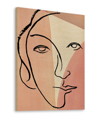 Ink Women V Colorblock Print