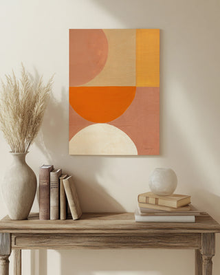 Retro Abstract V Bright Print
