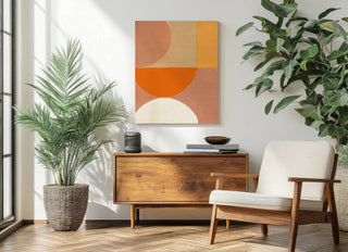 Retro Abstract V Bright Print