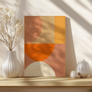 Retro Abstract V Bright Print