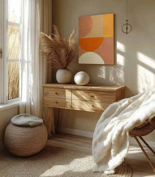 Retro Abstract V Bright Print