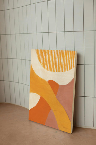 Retro Abstract VI Bright Print