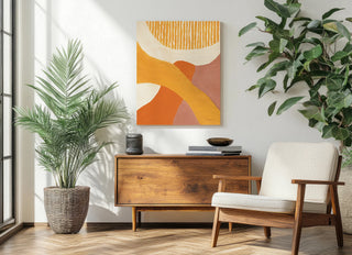 Retro Abstract VI Bright Print