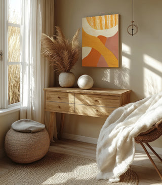 Retro Abstract VI Bright Print