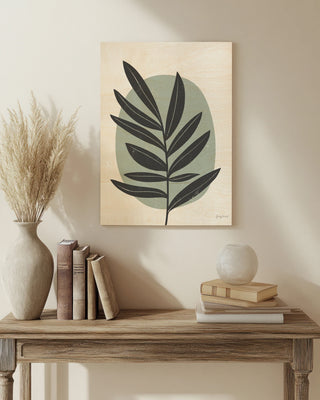 Mid Century Modern I Blue Crop Print