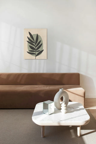 Mid Century Modern I Blue Crop Print