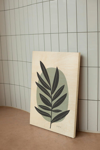 Mid Century Modern I Blue Crop Print