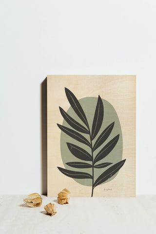 Mid Century Modern I Blue Crop Print