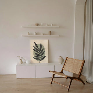 Mid Century Modern I Blue Crop Print