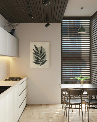 Mid Century Modern I Blue Crop Print