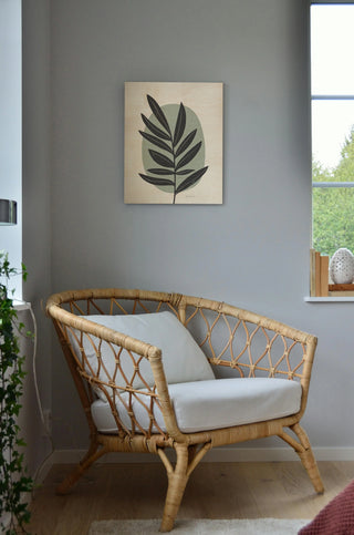 Mid Century Modern I Blue Crop Print