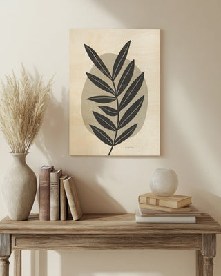 Mid Century Modern II Gray Crop Print