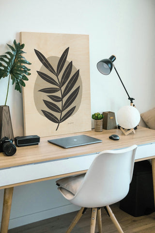 Mid Century Modern II Gray Crop Print