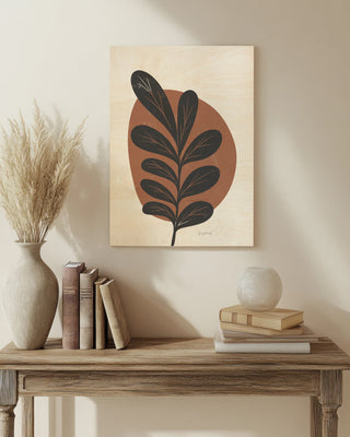 Mid Century Modern III Terracotta Crop Print