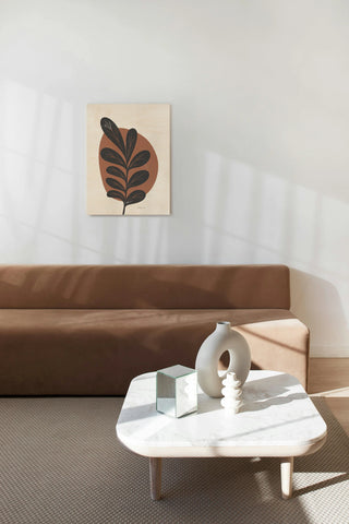 Mid Century Modern III Terracotta Crop Print