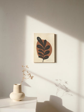 Mid Century Modern III Terracotta Crop Print