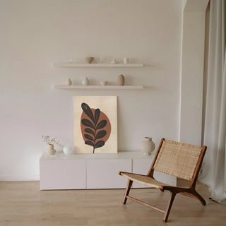 Mid Century Modern III Terracotta Crop Print