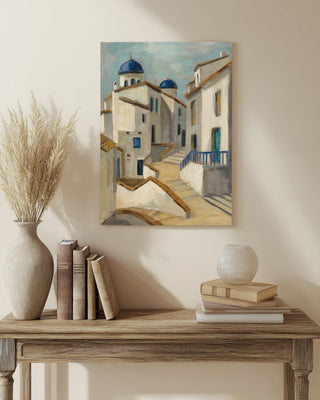 Santorini View II Print