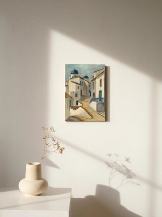 Santorini View II Print