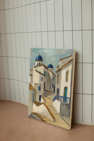Santorini View II Print