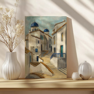 Santorini View II Print