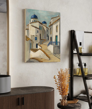 Santorini View II Print