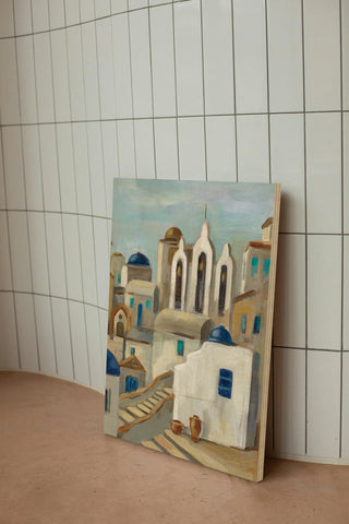 Santorini View III Print