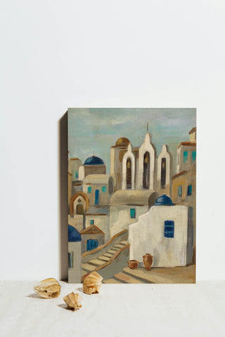 Santorini View III Print