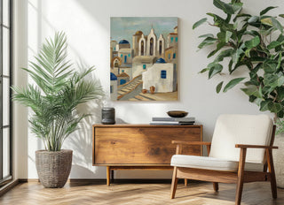 Santorini View III Print