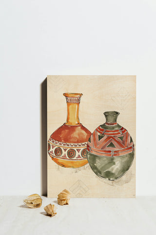 African Flair II Print