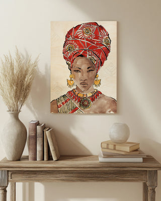 African Flair IV Print