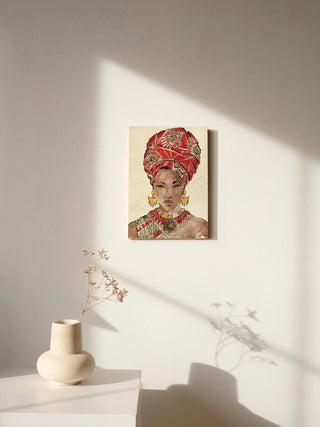 African Flair IV Print