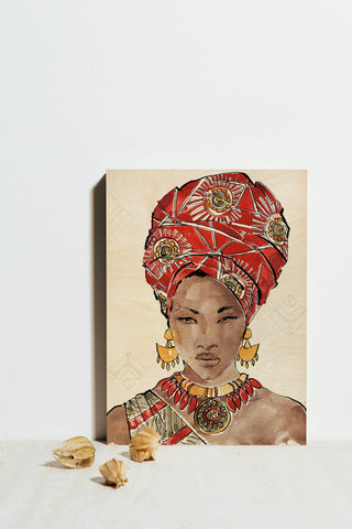 African Flair IV Print
