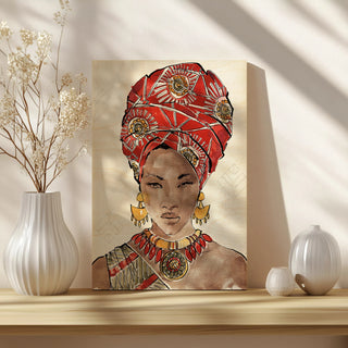 African Flair IV Print