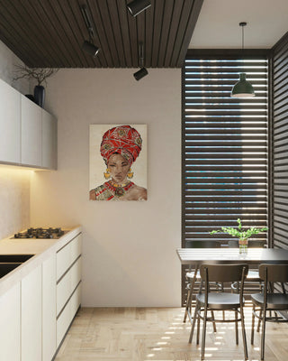African Flair IV Print