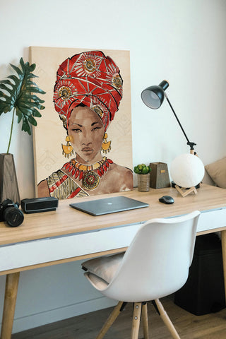 African Flair IV Print