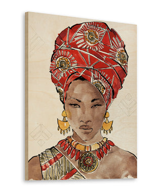 African Flair IV Print