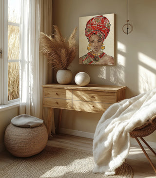 African Flair IV Print