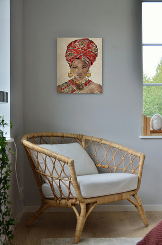 African Flair IV Print