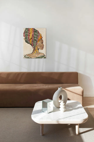 African Flair V Print